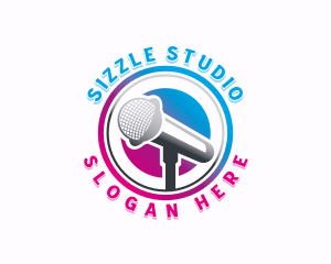 Musician Mic Studio logo design