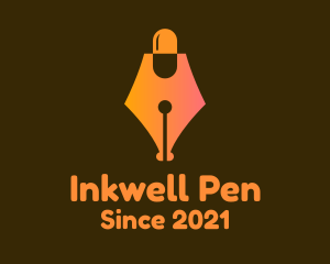 Capsule Pen Nib logo design