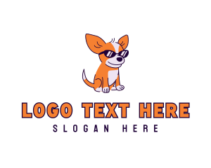 Chihuahua Dog Sunglasses logo