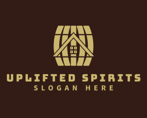 Rustic Barrel Home logo design