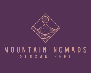 Himalayas Mountain Scenery logo design