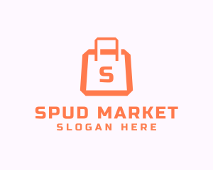 Shopping Bag Grocery logo design