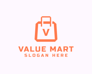 Shopping Bag Grocery logo design