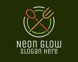 Restaurant Diner Neon Sign logo