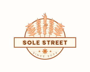 Grilled Street Food logo design