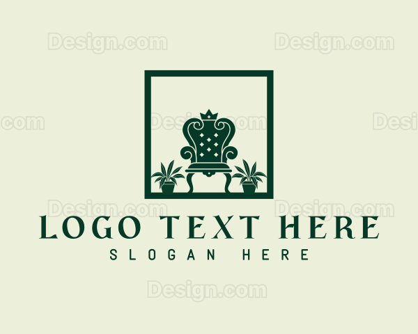 Premium Chair Furniture Logo