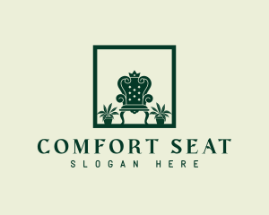 Premium Chair Furniture logo design