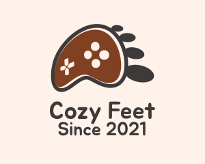 Foot Game Console logo design