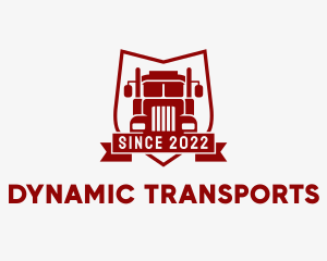 Logistics Truck Transport  logo design