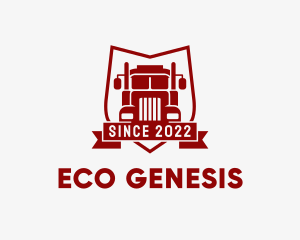 Logistics Truck Transport  logo design