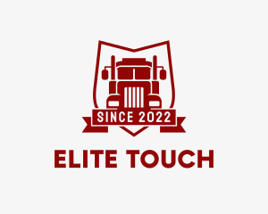 Logistics Truck Transport  logo design