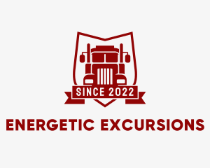 Logistics Truck Transport  logo design