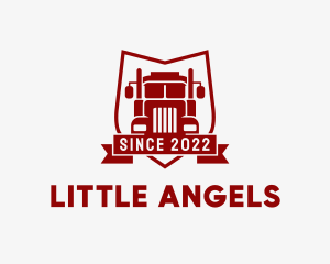 Logistics Truck Transport  logo design