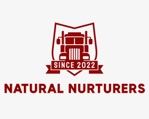 Logistics Truck Transport  logo design