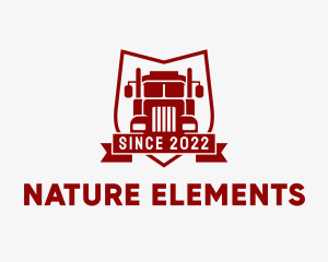 Logistics Truck Transport  logo design