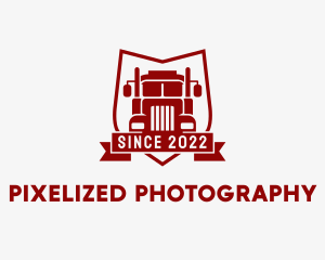 Logistics Truck Transport  logo design