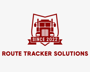 Logistics Truck Transport  logo design