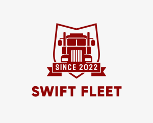 Logistics Truck Transport  logo design