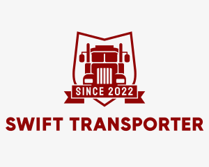 Logistics Truck Transport  logo design