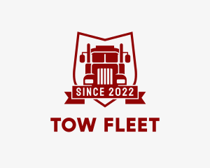 Logistics Truck Transport  logo design