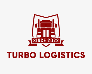 Logistics Truck Transport  logo design