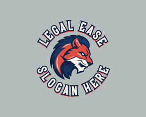 Lion Animal Esports Logo