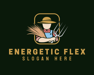 Organic Plant Farmer logo design