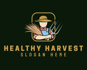 Organic Plant Farmer logo design