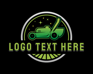 Landscaping Lawn Mower logo