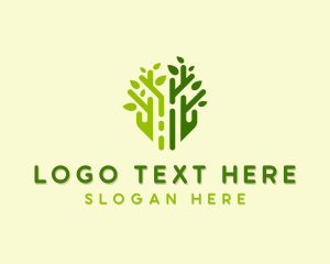 Sustainable Eco Tree logo