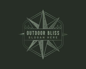 Compass Adventure Badge logo design