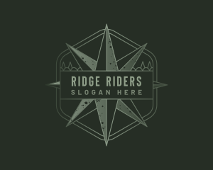 Compass Adventure Badge logo design