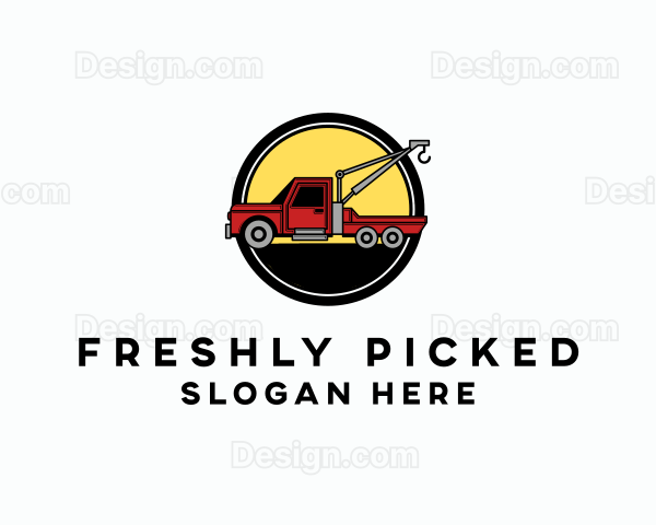 Tow Truck Transportation Logo