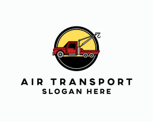 Tow Truck Transportation logo design