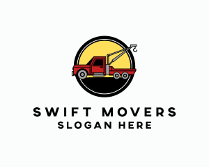 Tow Truck Transportation logo