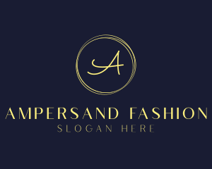 Classy Fashion Circle logo design