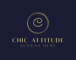 Classy Fashion Circle logo design