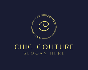 Classy Fashion Circle logo design