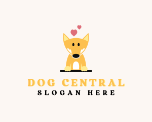 Corgi Dog Pet Clinic logo design