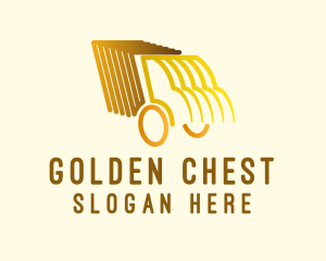 Golden Truck Lines logo design