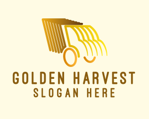 Golden Truck Lines logo design