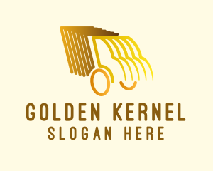 Golden Truck Lines logo design