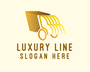 Golden Truck Lines logo design