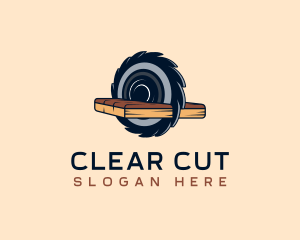 Round Saw Cutter logo design