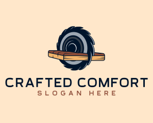 Round Saw Cutter logo design