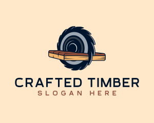 Round Saw Cutter logo design