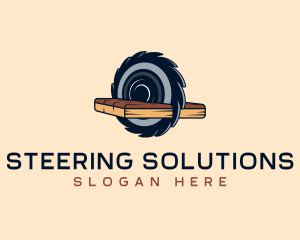 Round Saw Cutter logo design