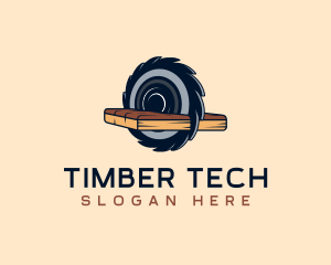 Round Saw Cutter logo design