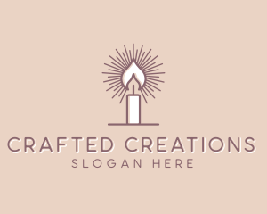 Wax Candlelight Decor  logo design