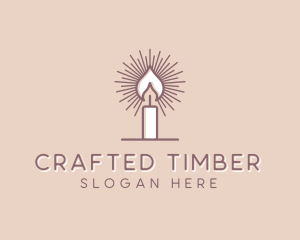 Wax Candlelight Decor  logo design